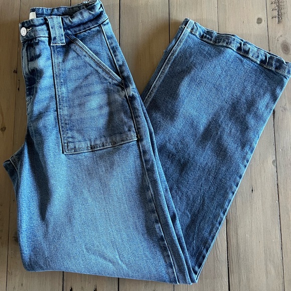 Kancan Astra High Rise Wide Leg Jeans size 26 5 - Picture 2 of 10